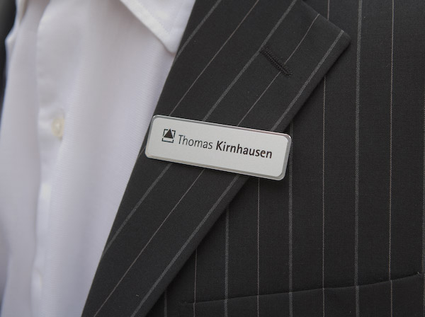 Namensschild Thomas Kirnhausen